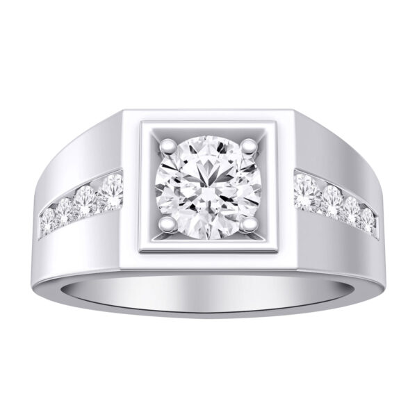 1.5 Carat Men’s Lab Diamond Ring
