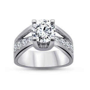 1ct Lab Diamond Ring 10k/14k Gold